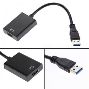 Convertor activ semnal video USB3.0 la HDMI HD 1080P Video Cablu Adaptor Convertor Pentru Laptop HDTV PC TV